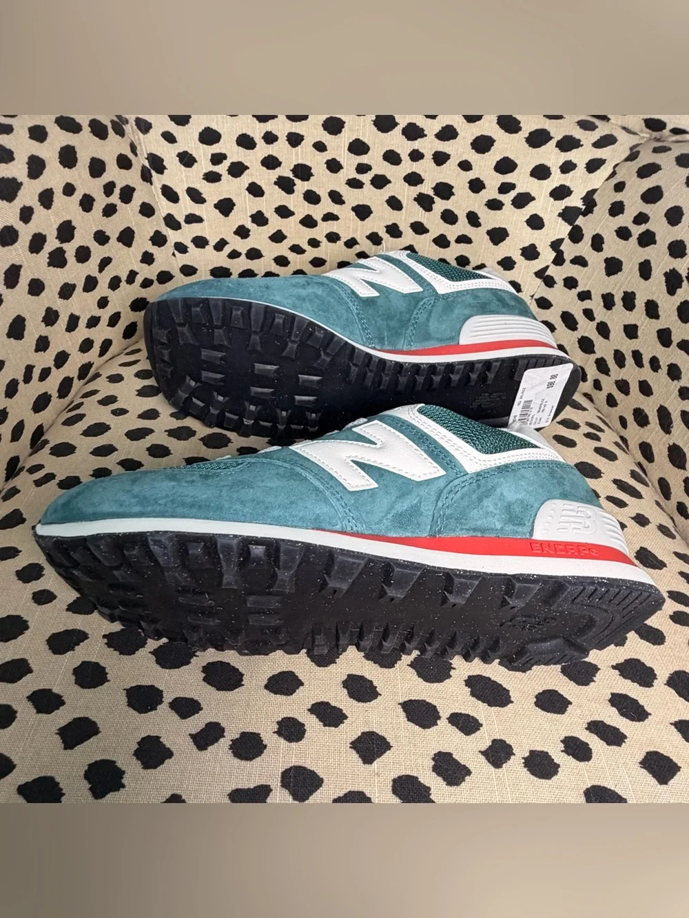 New Balance Teal & White 574 Classic Women's Sneakers